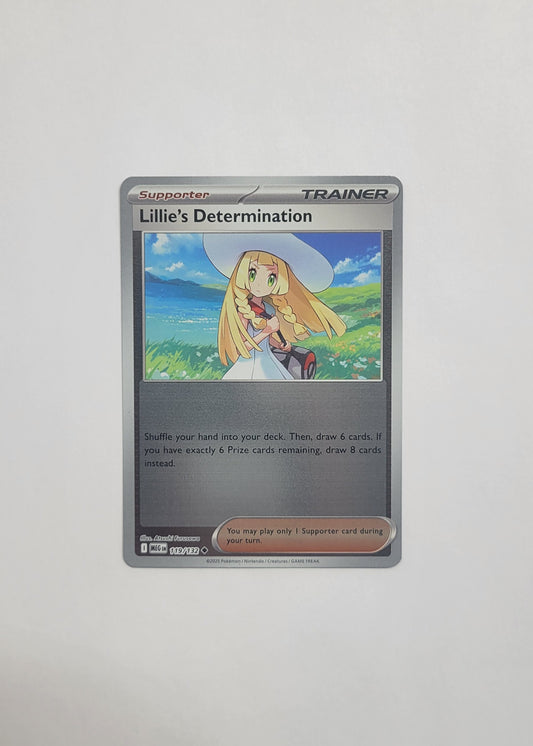 Lillie's Determination 119/132 (Reverse Holo)- Mega Evolution
