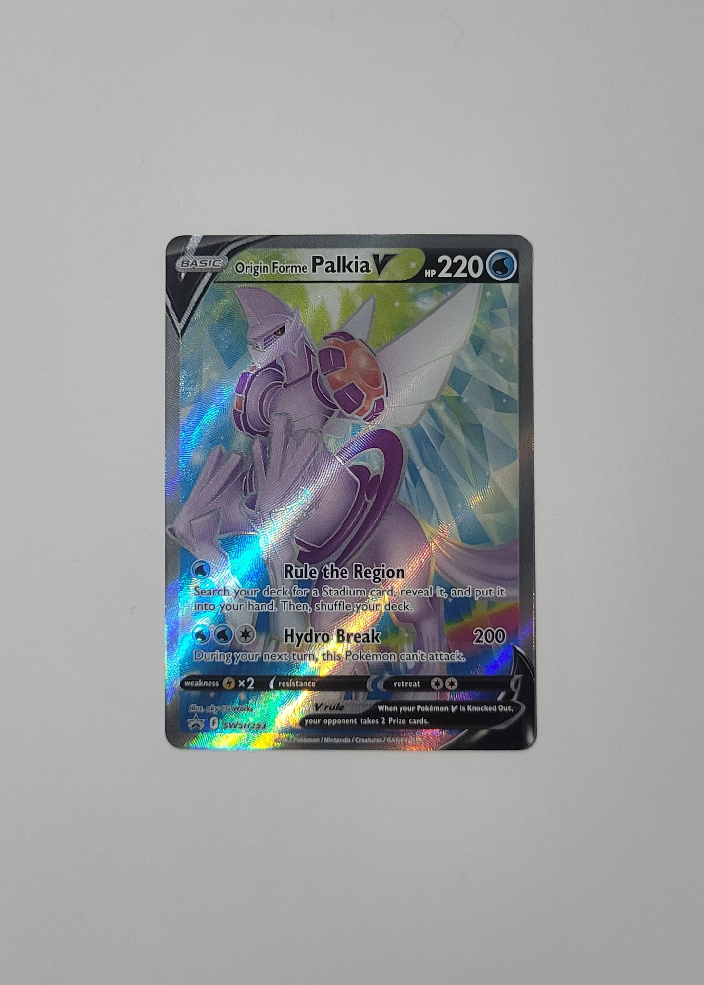 Origin Forme Palkia V SWSH253 - Black Star Promo