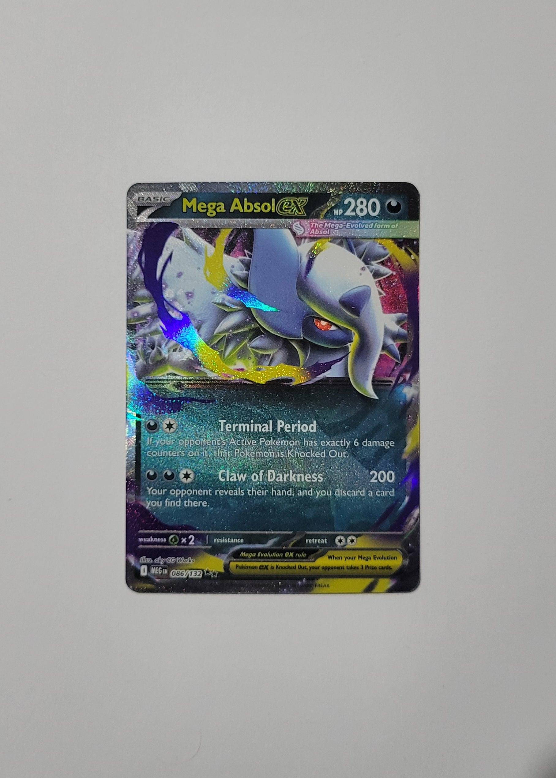 Mega Absol ex 086/132 - Mega Evolution Base Set – Level Up Games