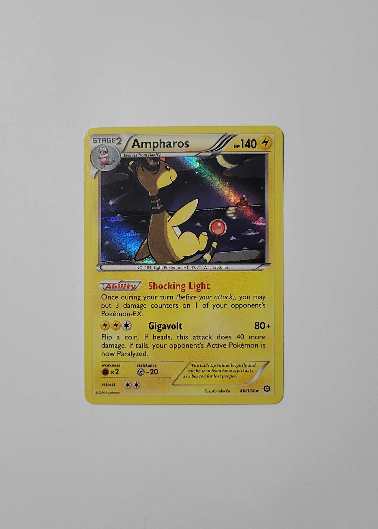 Ampharos 40/114 - Steam Siege