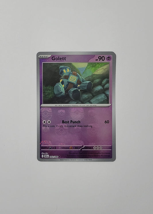 Golett 042/086 (Master Ball) - Black Bolt