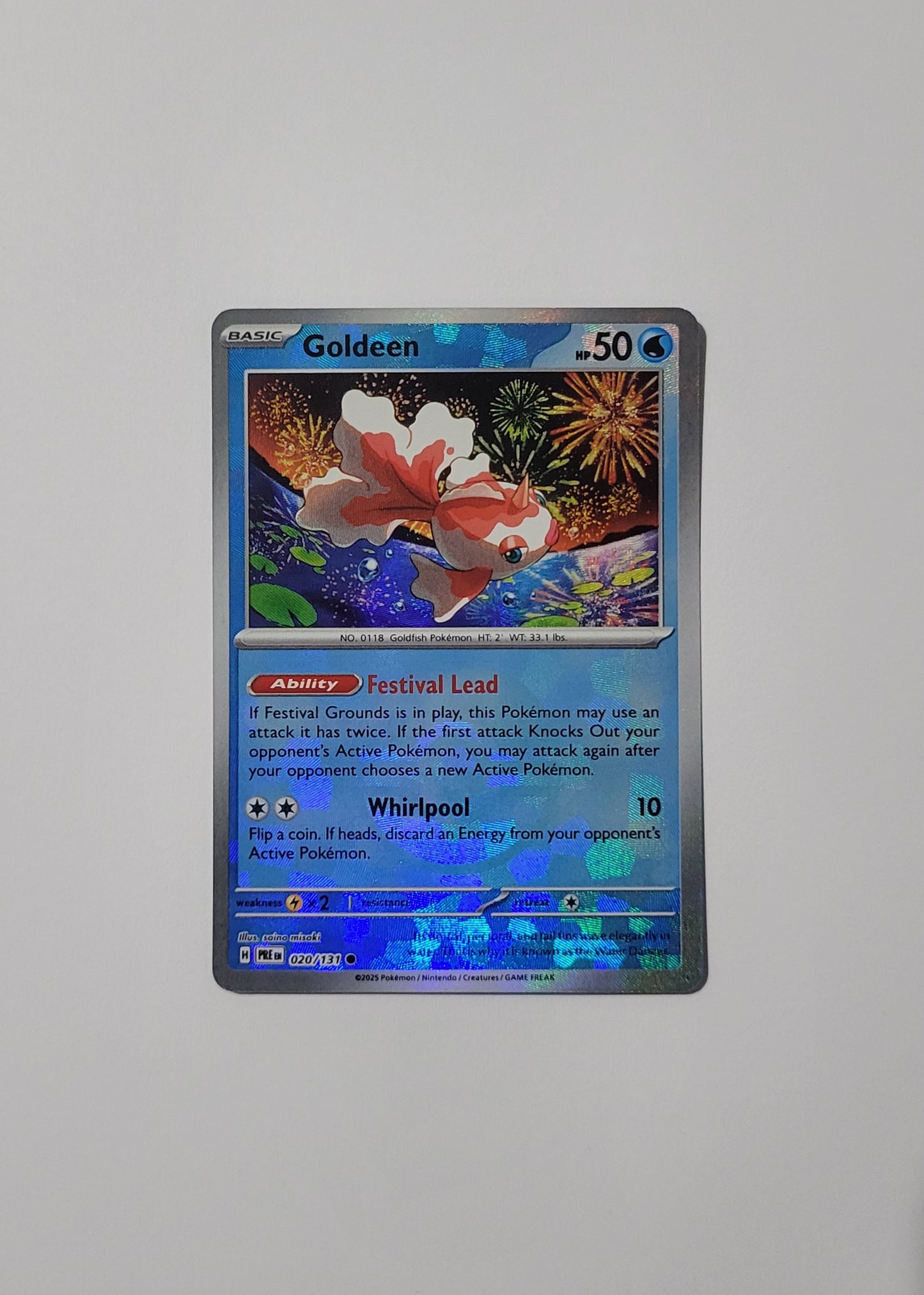 Goldeen 020/131 (Poké Ball) - Prismatic Evolutions