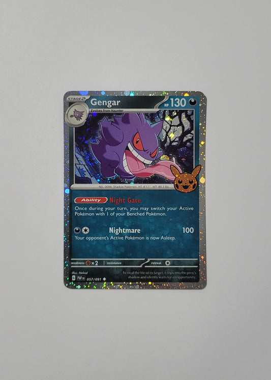 Gengar 057/091 (Trick Or Trade Stamped) - Paldean Fates