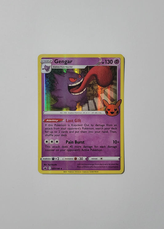 Gengar 057/198 (Trick or Trade Stamped) - Chilling Reign