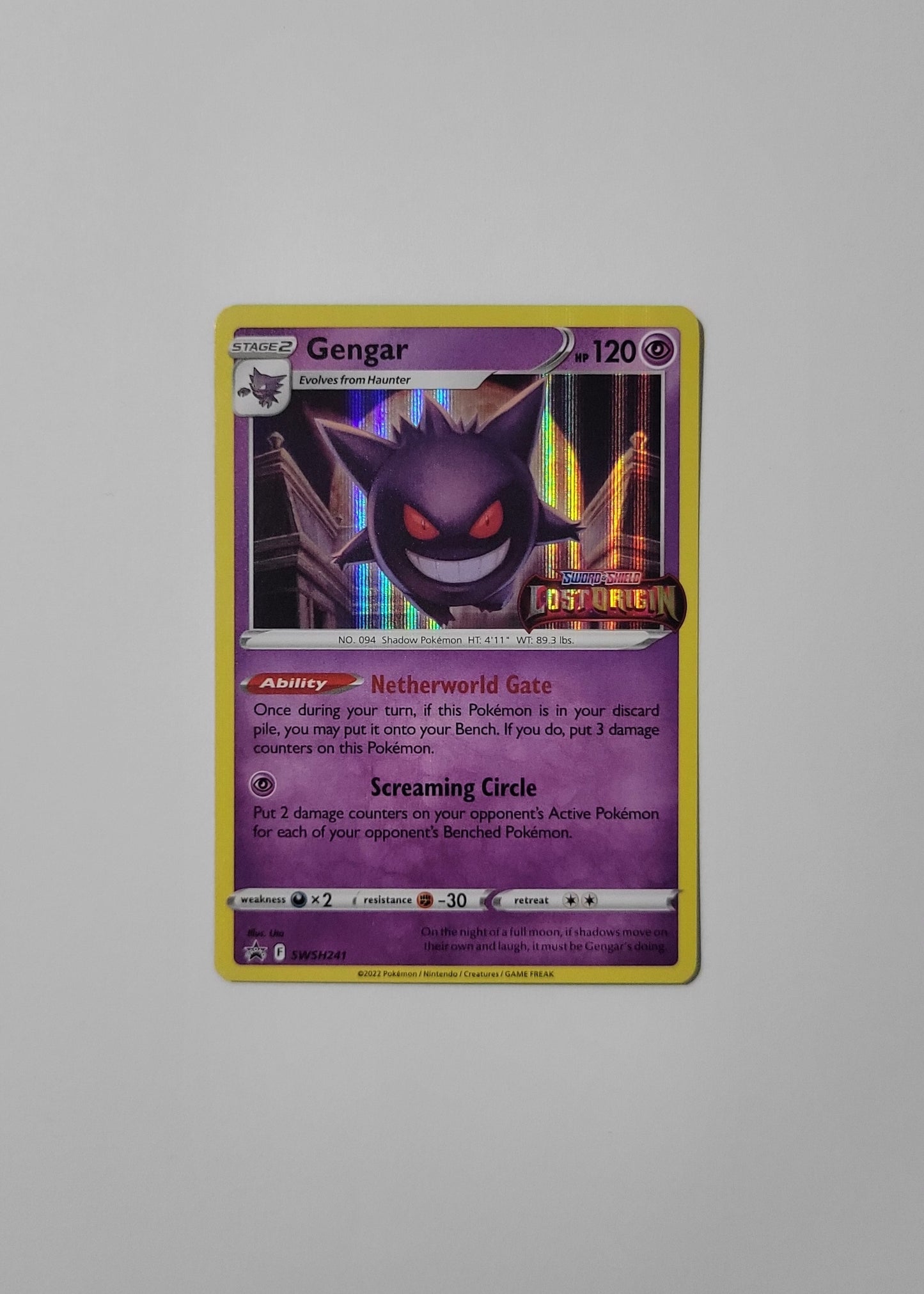 Gengar SWSH241 - Black Star Promo