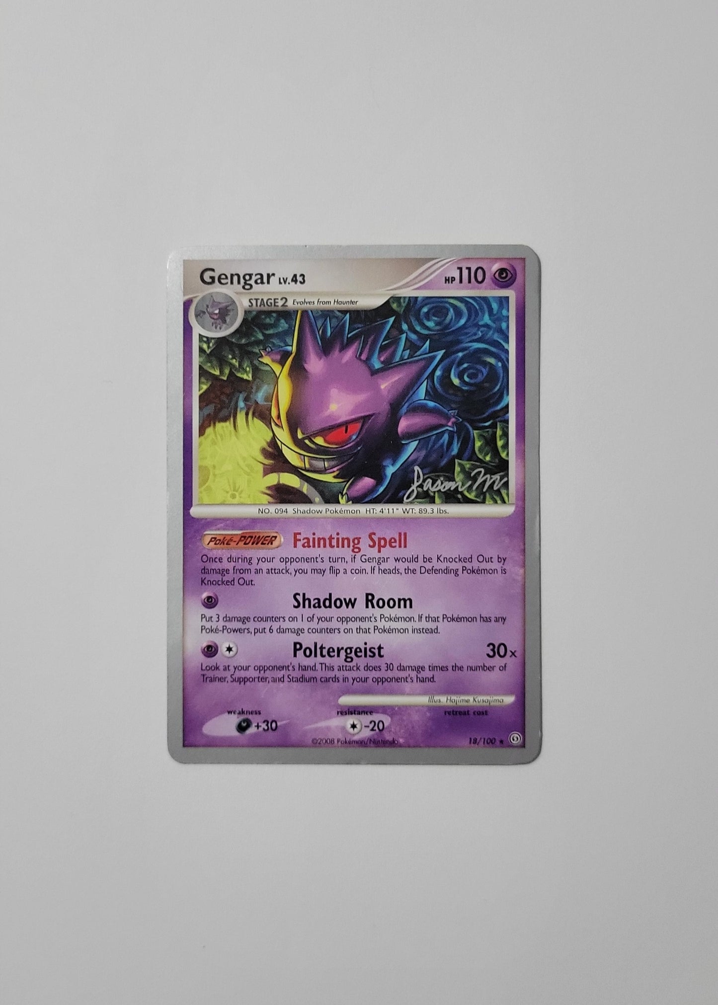 Gengar LV. 43 18/100 (Jason Martinez) - World Championships 2009