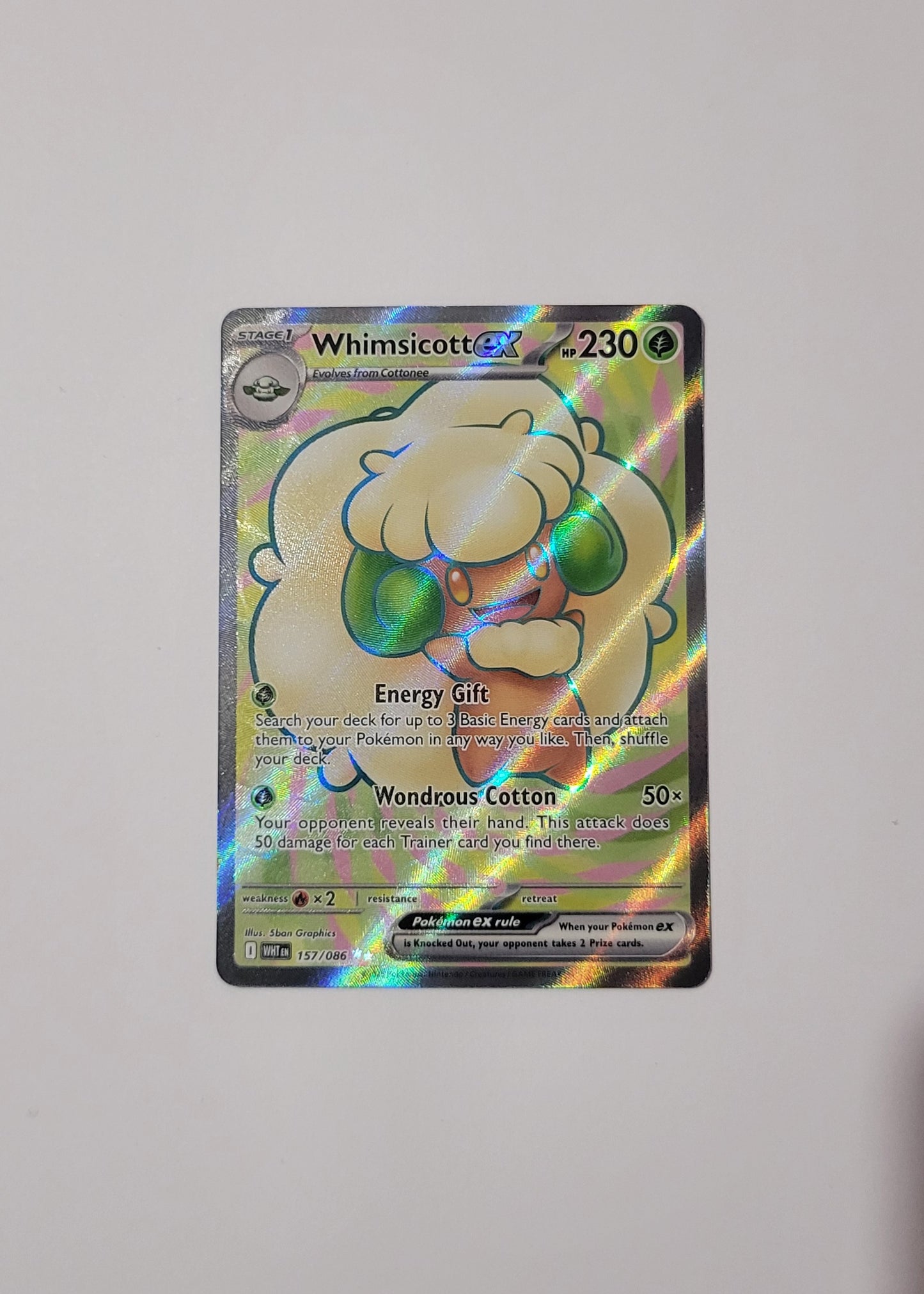 Whimsicott ex 157/086 - White Flare