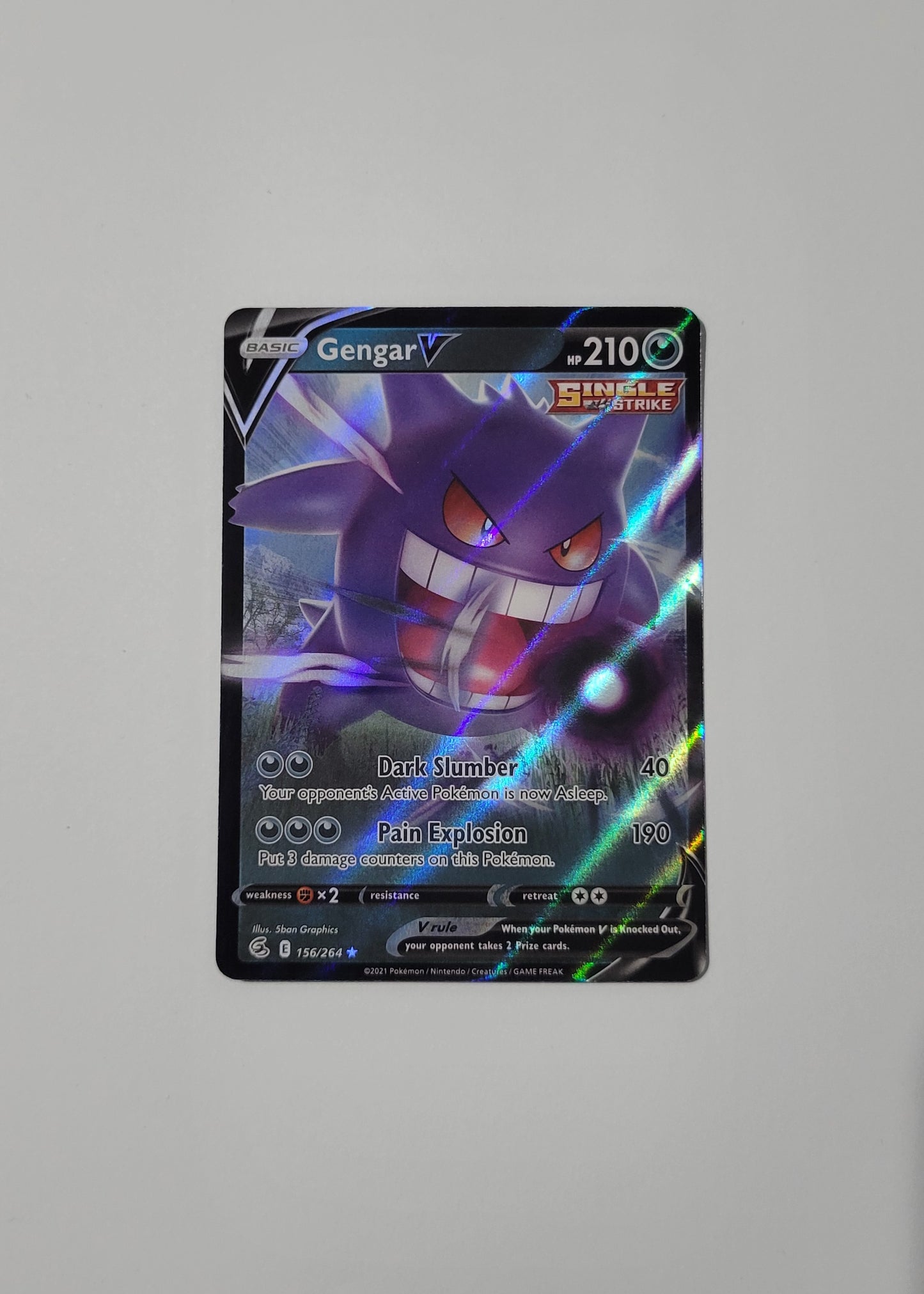 Gengar V 156/264 - Fusion Strike