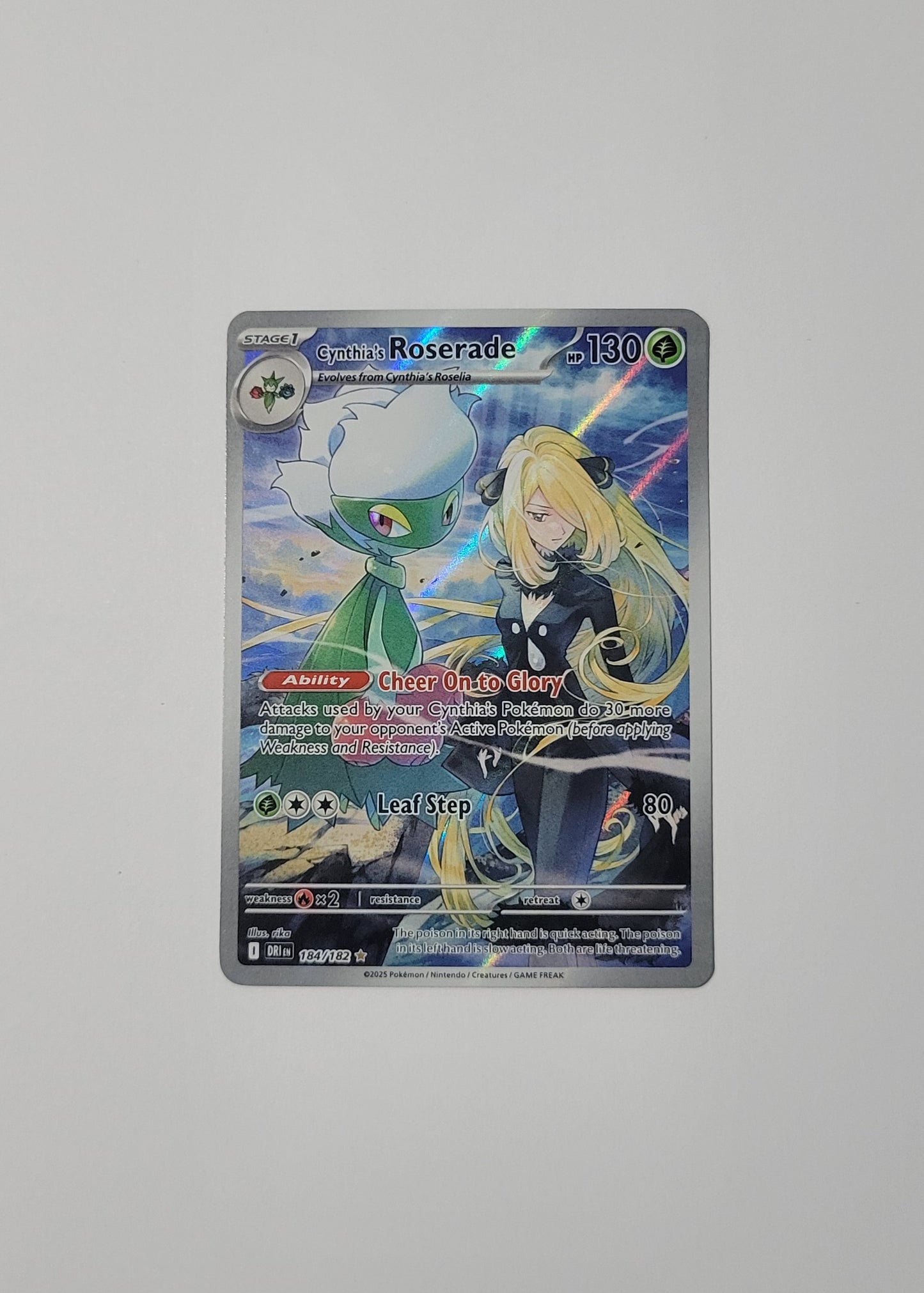 Cynthia's Roserade 184/182 - Destined Rivals