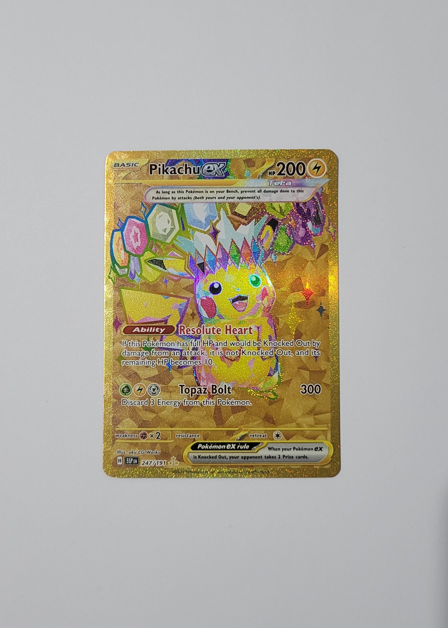 Pikachu ex 247/191 - Surging Sparks