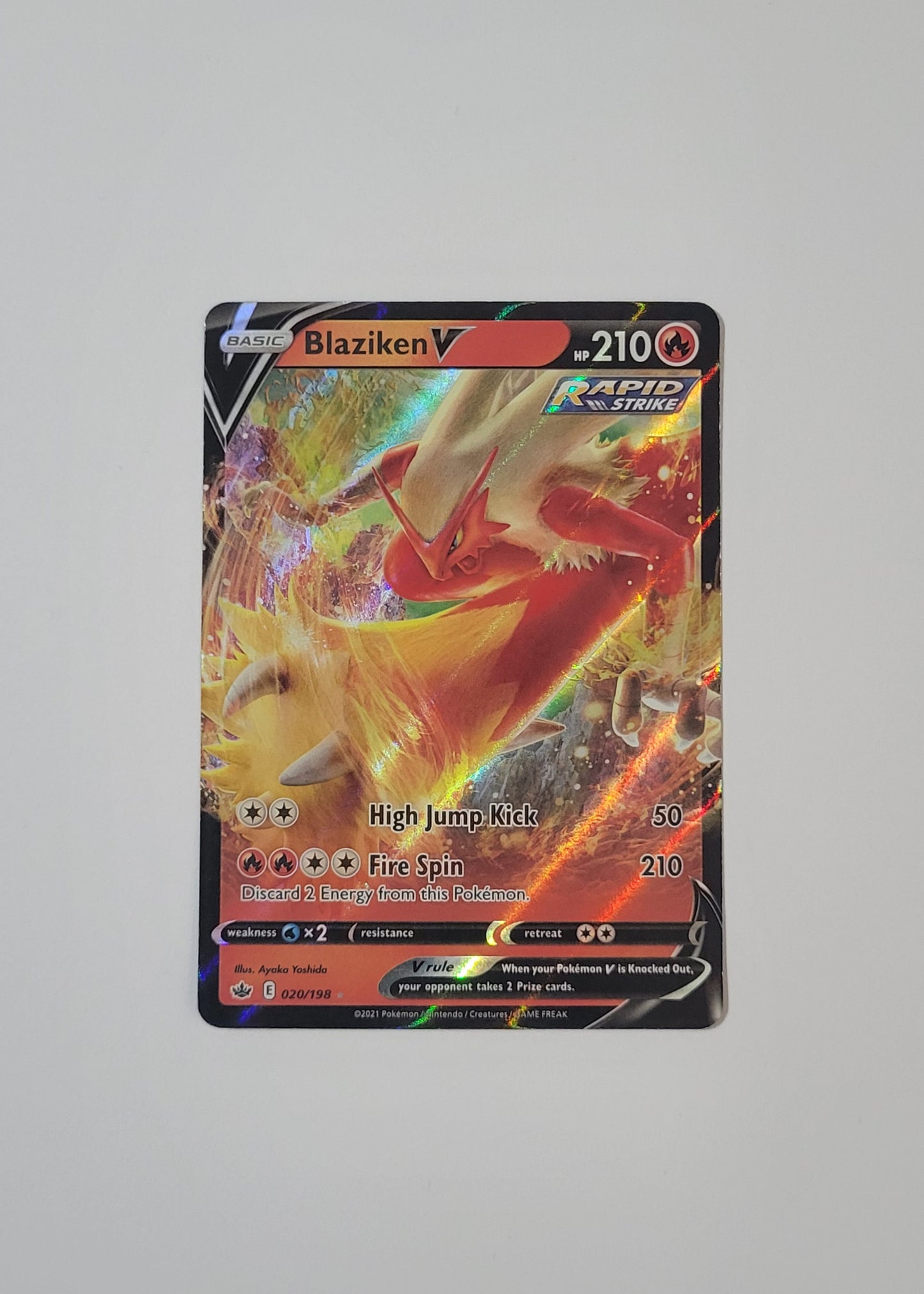 Blaziken V 020/198 - Chilling Reign