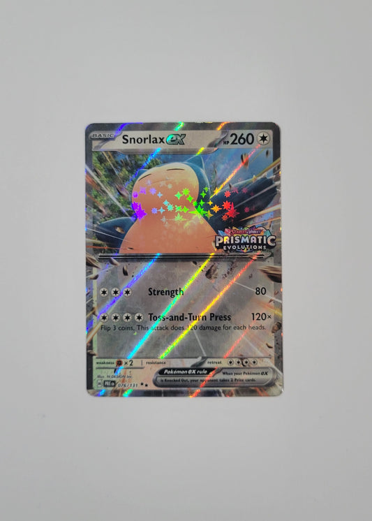 Snorlax ex 076 (Stamped) - Prismatic Evolutions