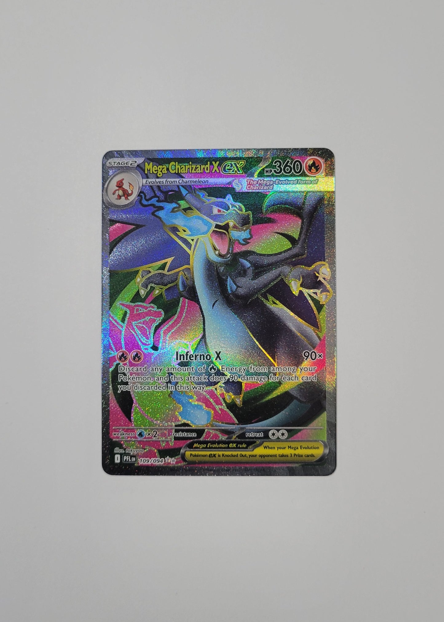 Mega Charizard X ex 109/094 - Phantasmal Flames