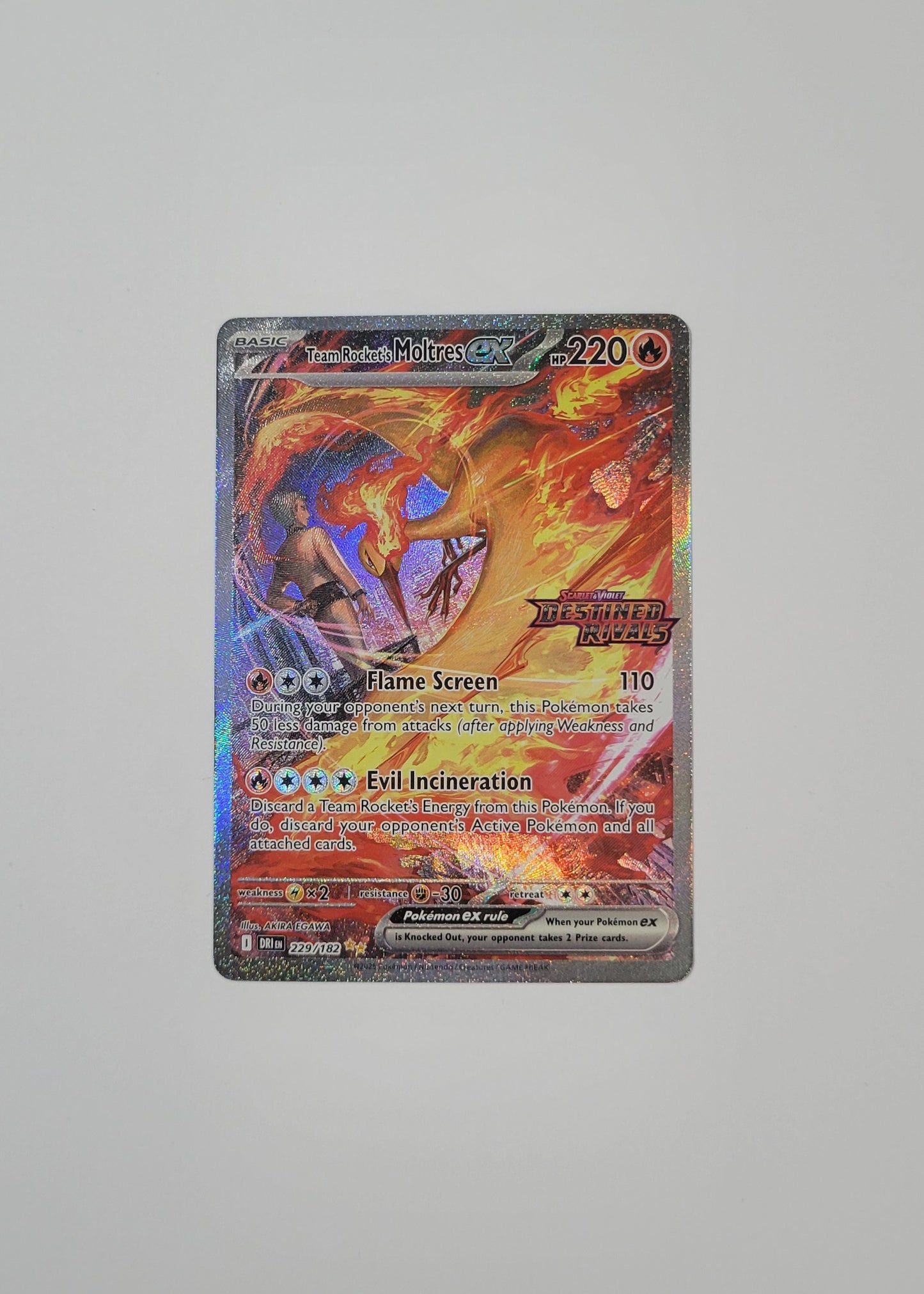 Team Rocket's Moltres 229/182 (Stamped) - Destined Rivals