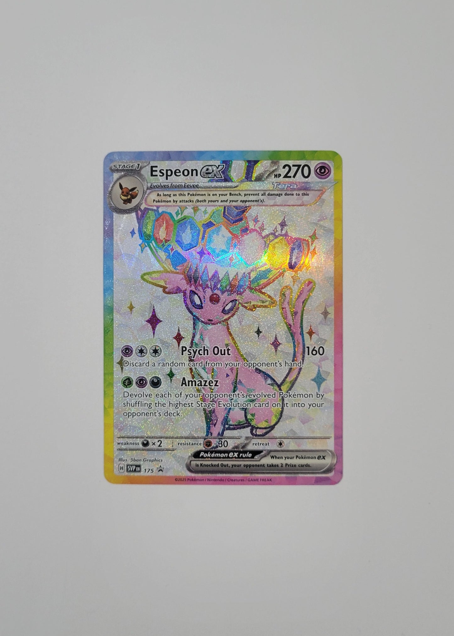 Espeon ex SVP175 - Black Star Promo