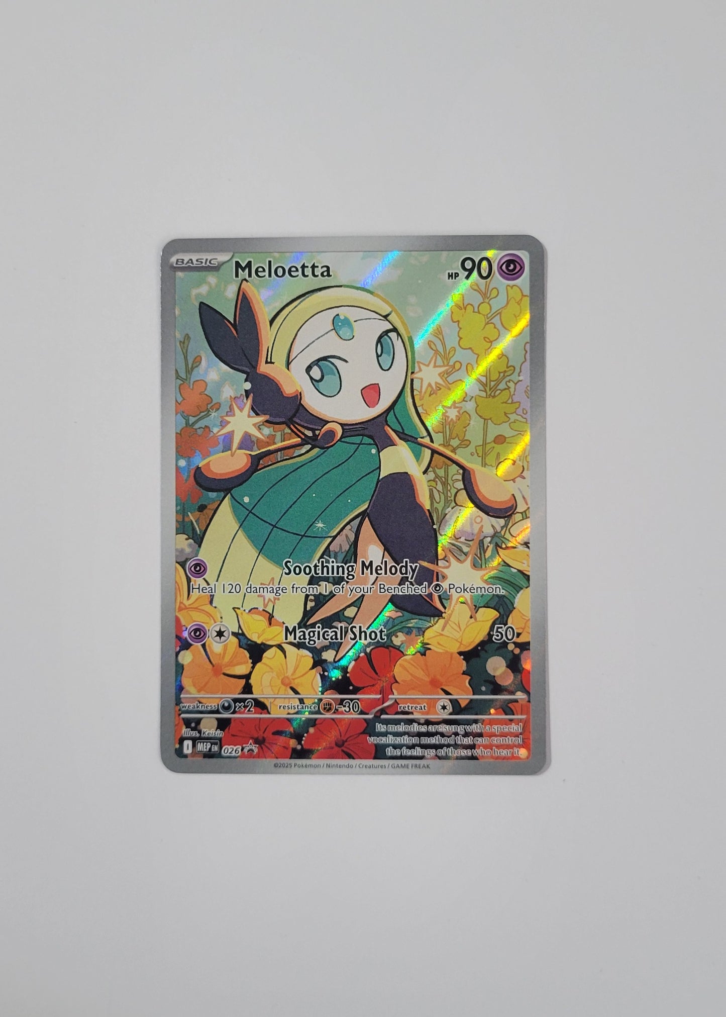Meloetta MEP026 - Black Star Promo
