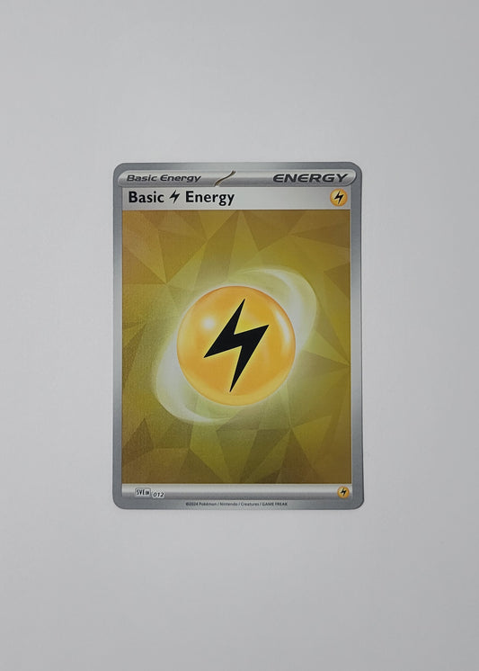 Basic Lightning Energy SVE012 (Holo) - Scarlet & Violet Energies