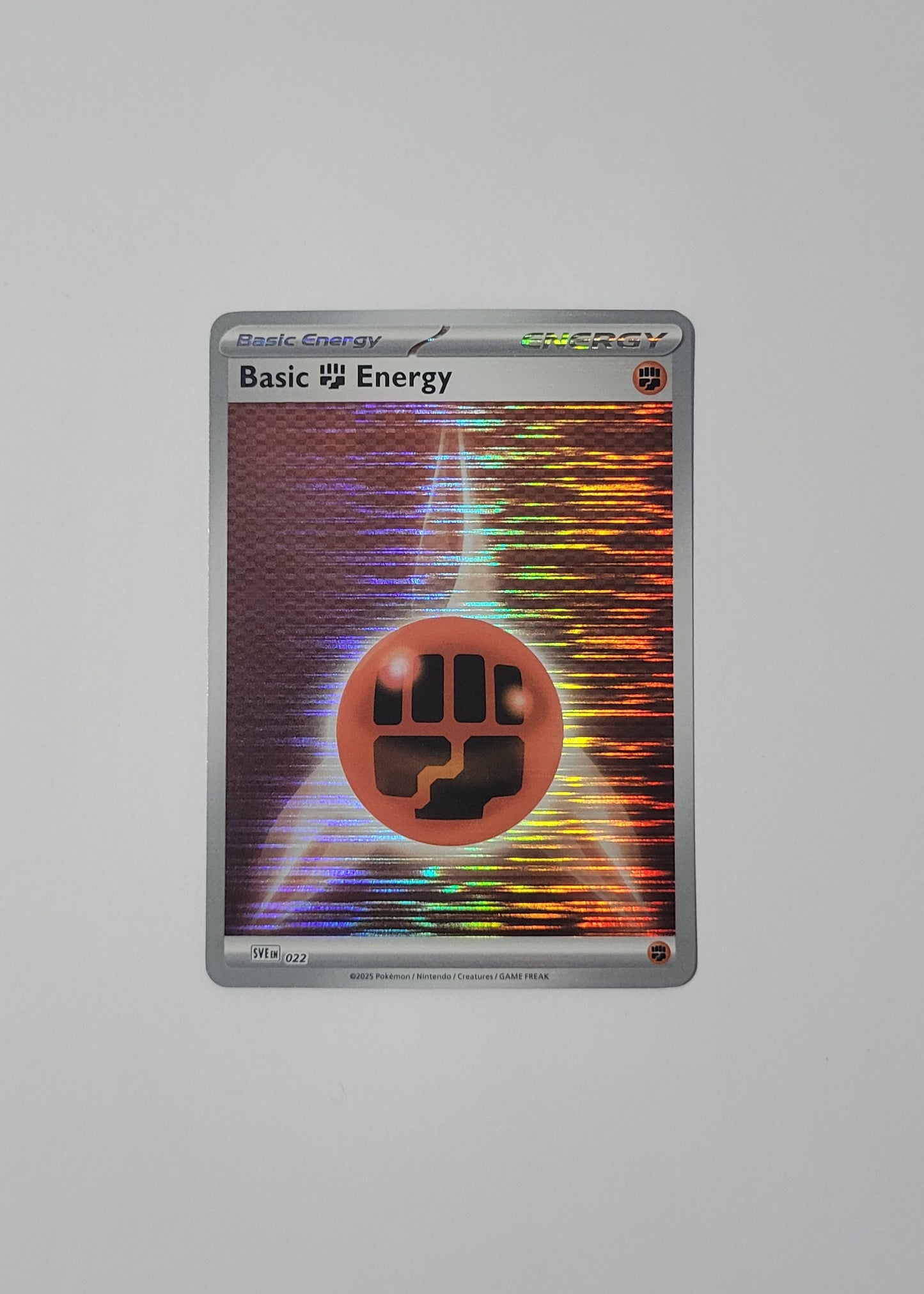 Basic Fighting Energy SVE022 (Holo) - Scarlet & Violet Energies