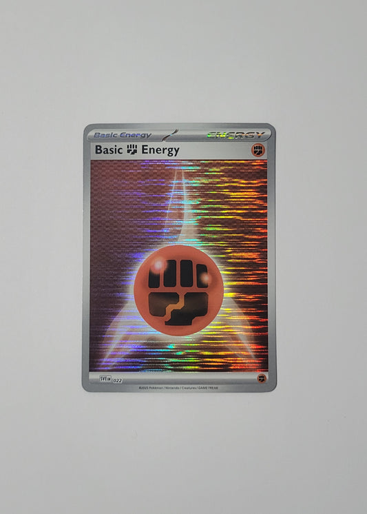 Basic Fighting Energy SVE022 (Holo) - Scarlet & Violet Energies