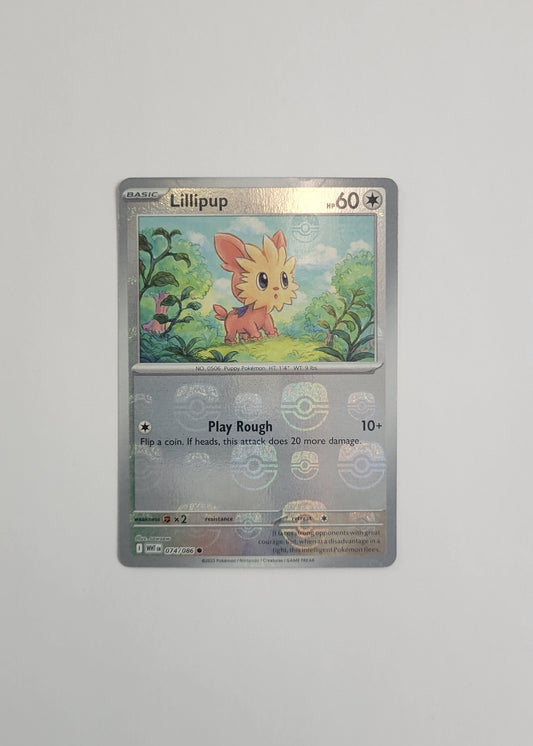 Lillipup 074/086 (Master Ball) - White Flare