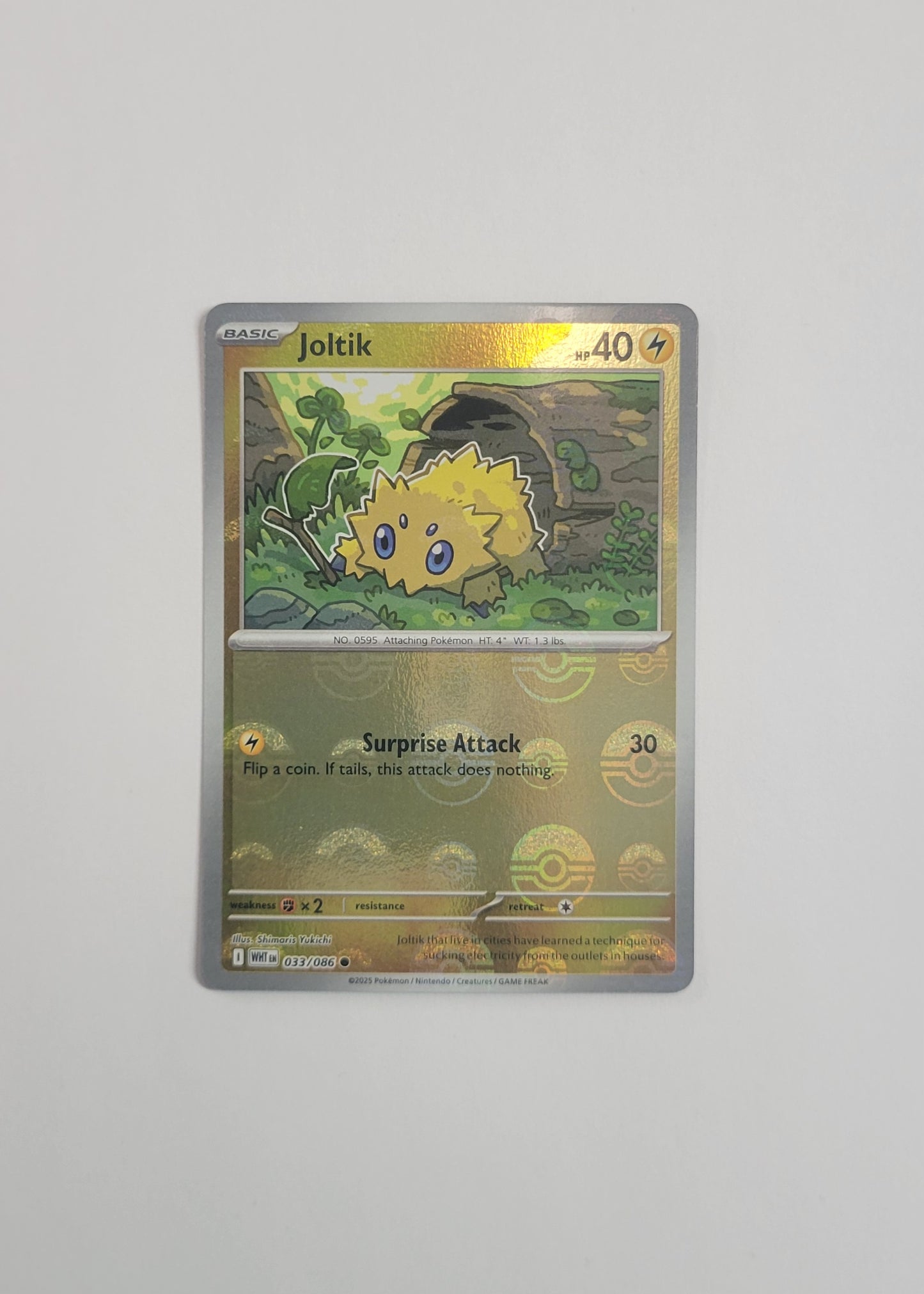Joltik 033/086 (Poké Ball) - White Flare