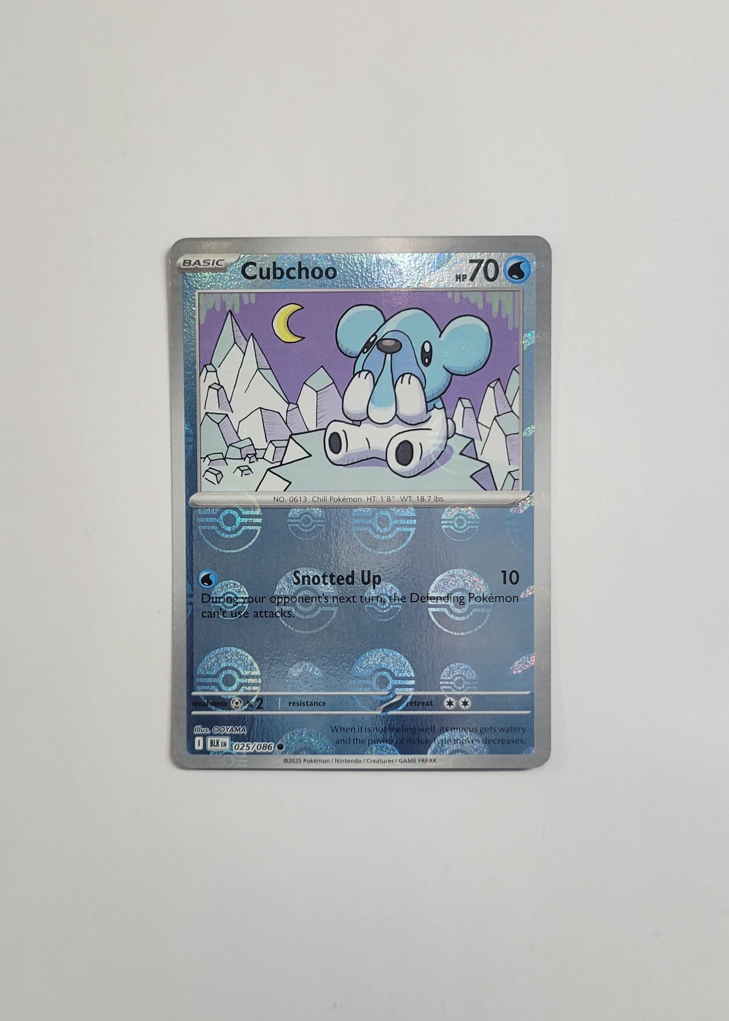 Cubchoo 025/086 (Poké Ball) - Black Bolt