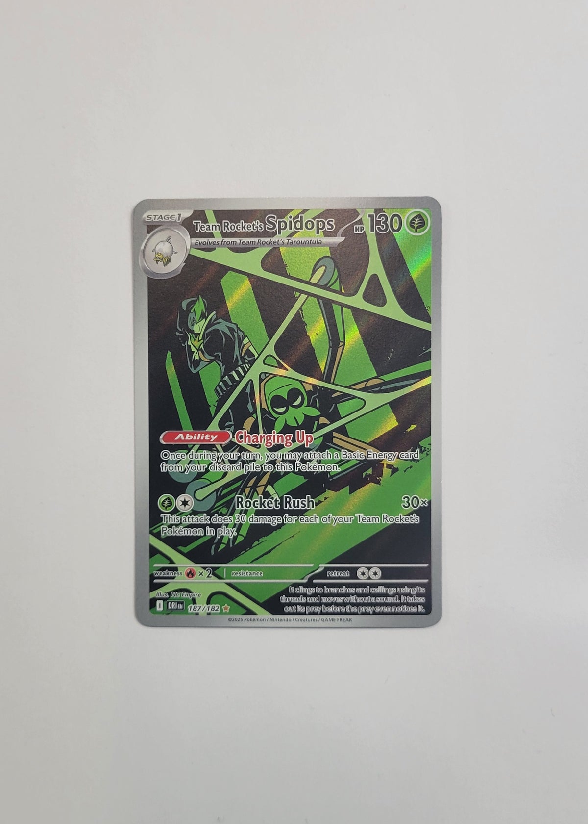 Spidops Destined Rivals Team Rocket's Spidops 187/182 - Destined Rivals – Level Up Games