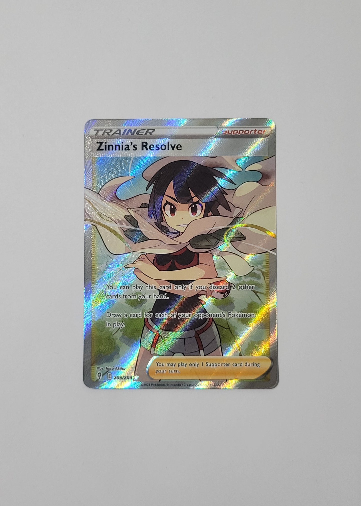 Zinnia's Resolve 203/203 - Evolving Skies