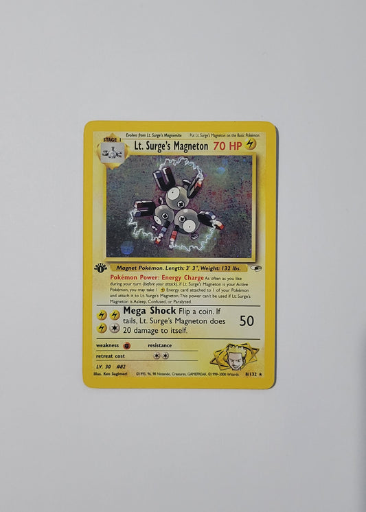 Lt. Surge's Magneton 8/132 - Gym Heroes (1st Ediiton)