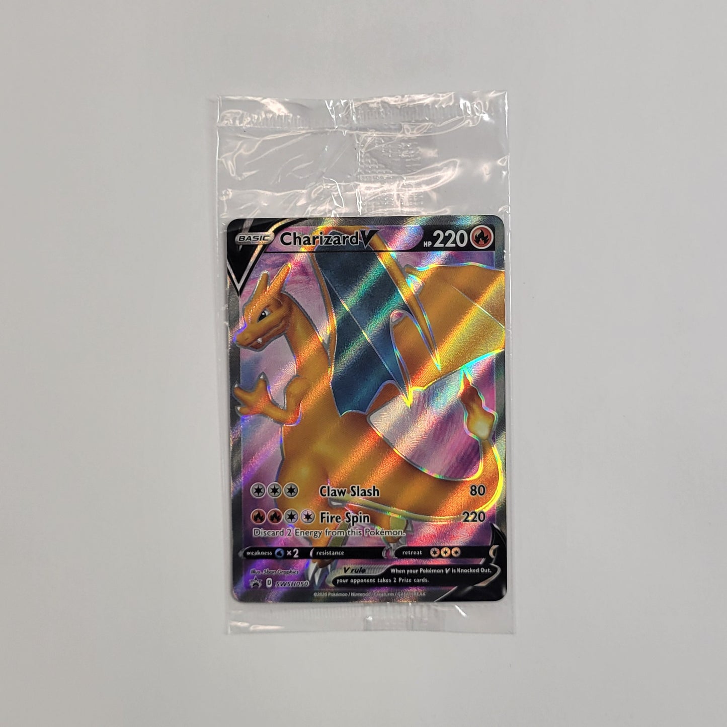 Charizard V SWSH050 (Sealed) - Black Star Promo