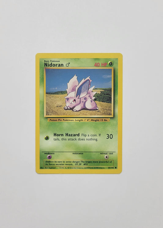 Nidoran ♂ 55/102 - Base Set