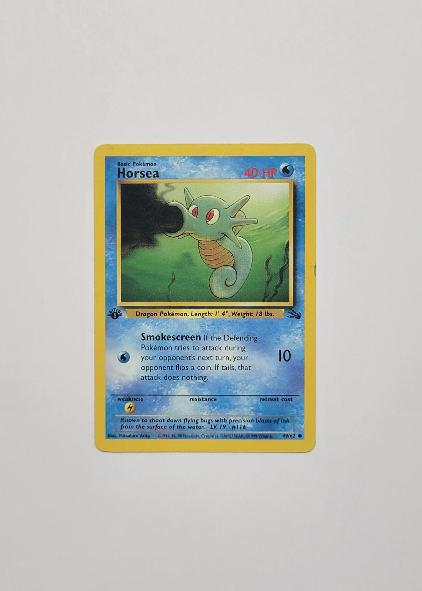 Horsea 49/62 - Fossil (1st Edition)