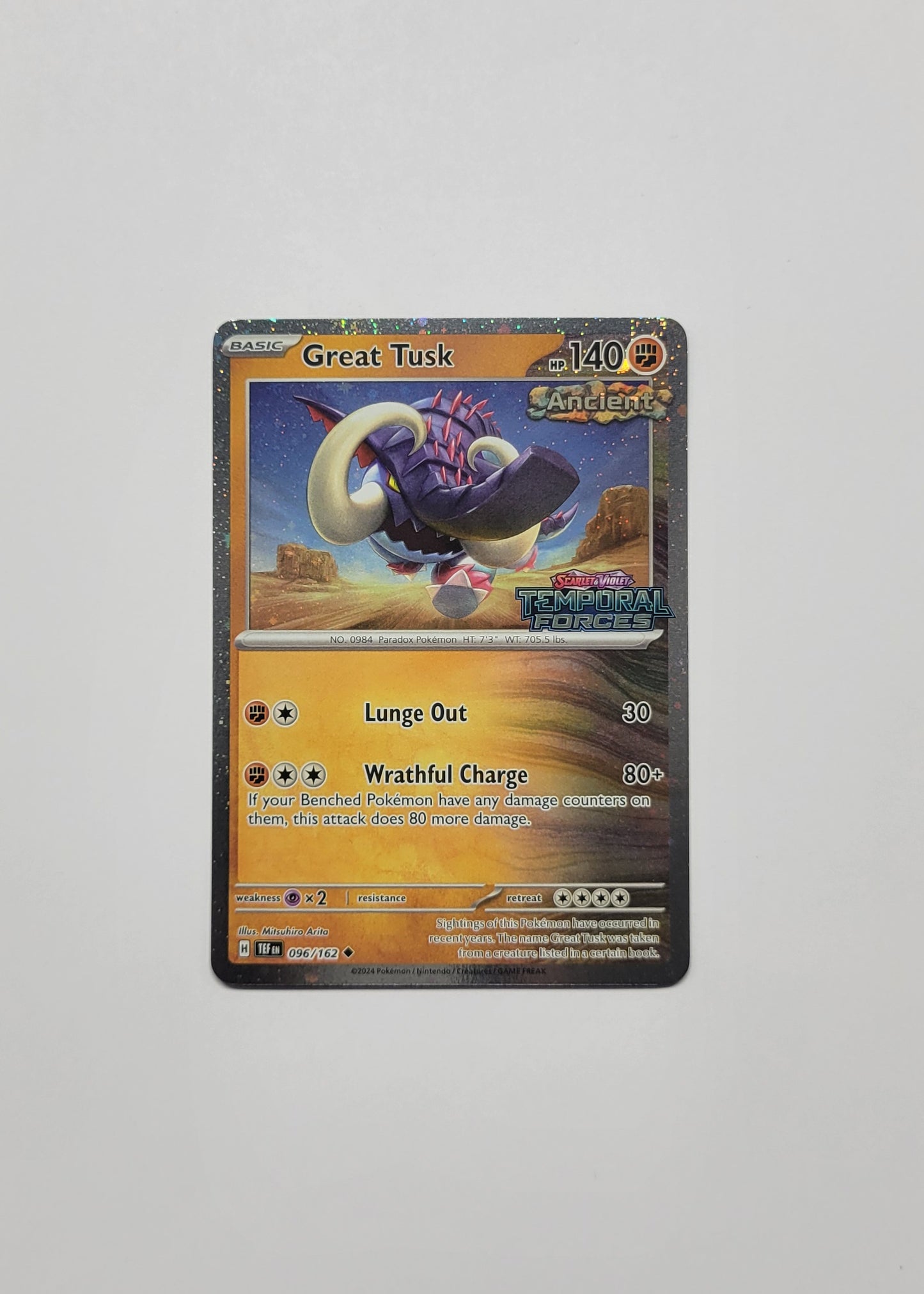 Great Tusk ex 096/162 (Stamped) - Temporal Forces