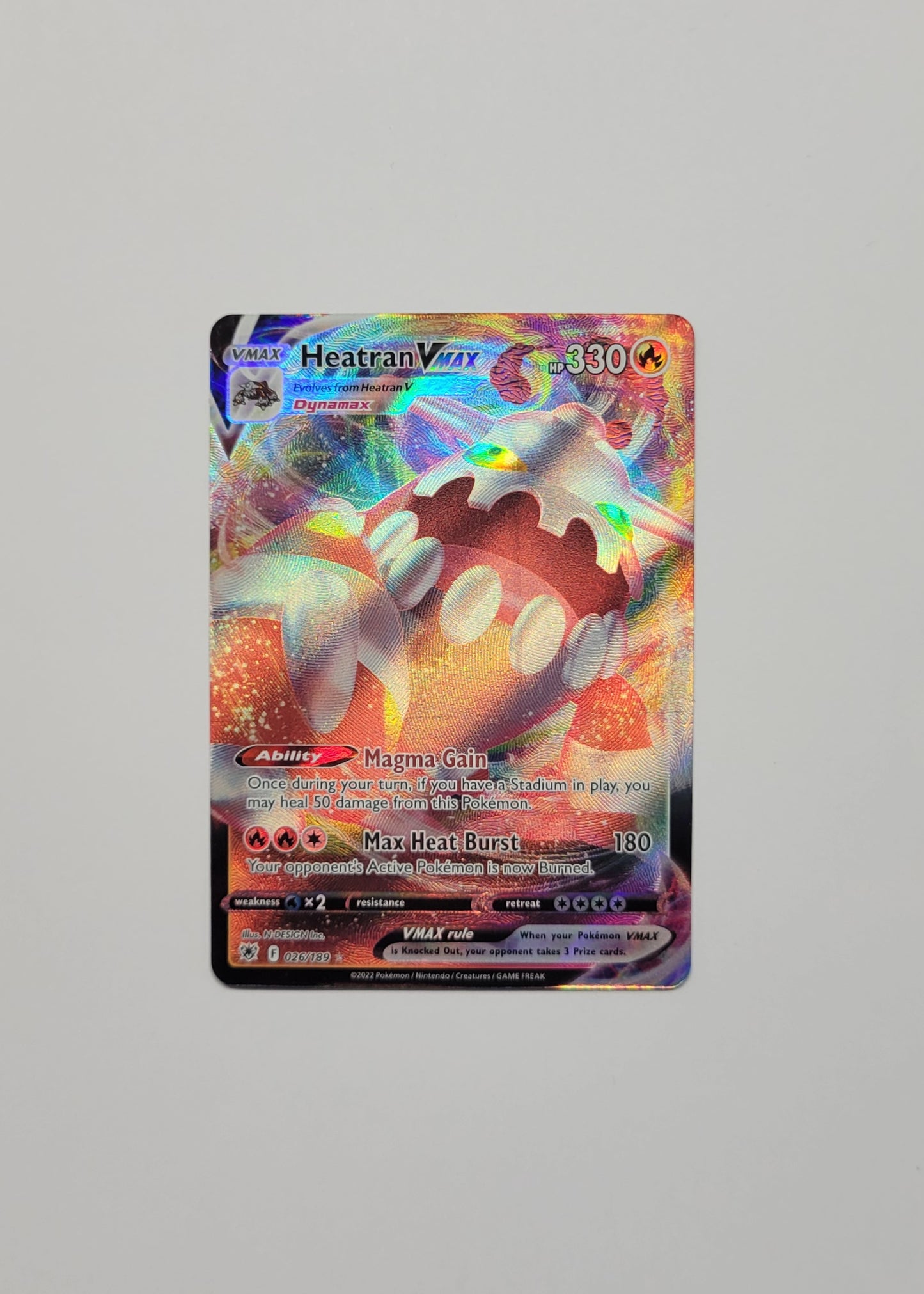 Heatran VMAX 026/189 - Astral Radiance