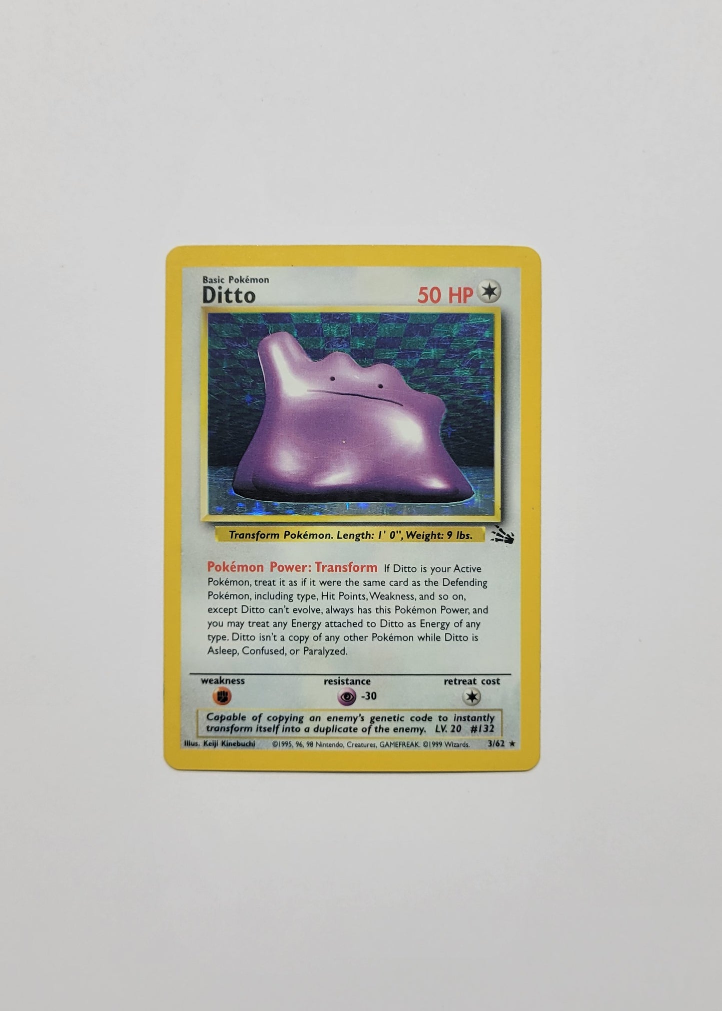 Ditto 3/62 (Holo) - Fossil