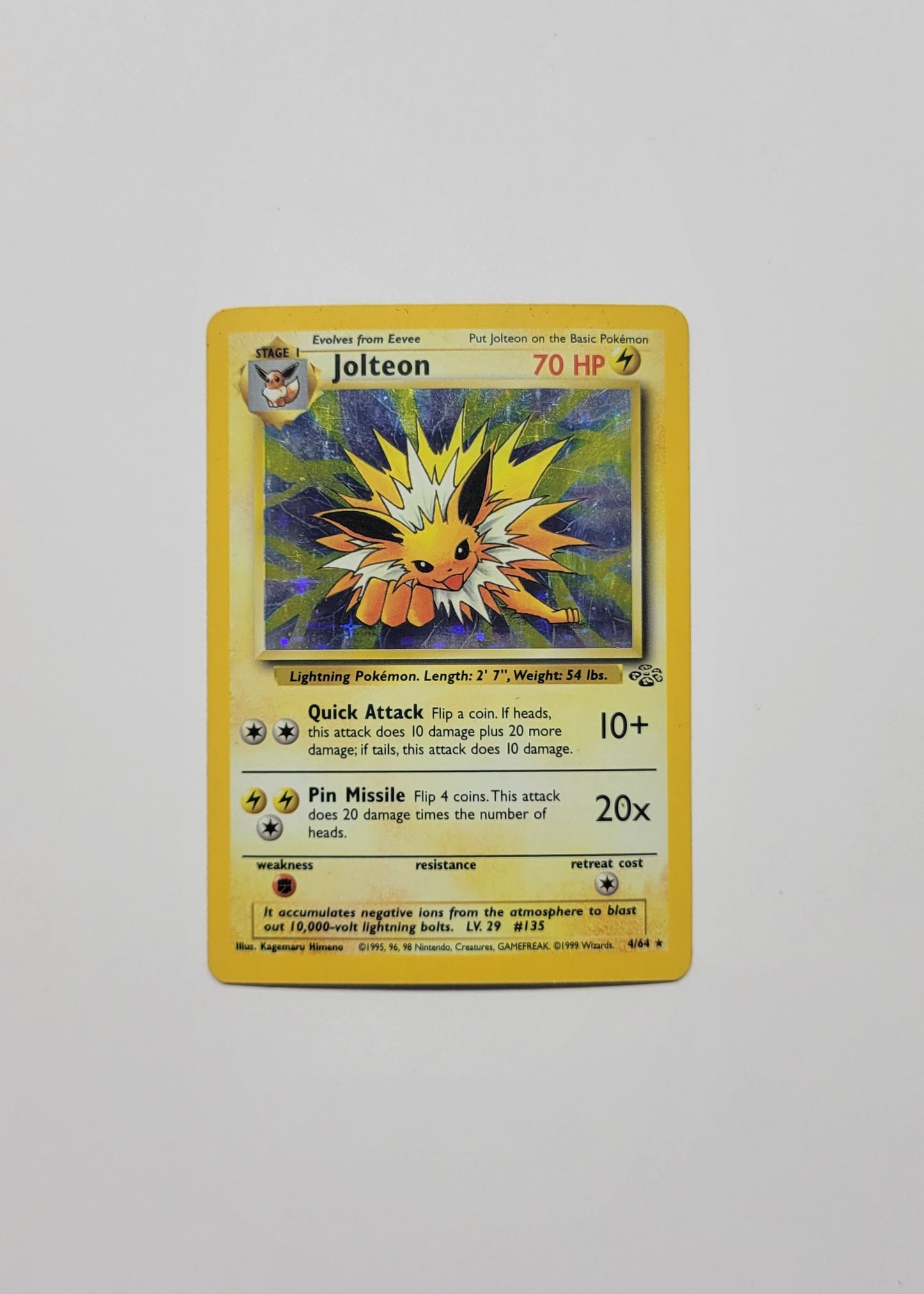 Jolteon 4/64 (Holo) - Jungle