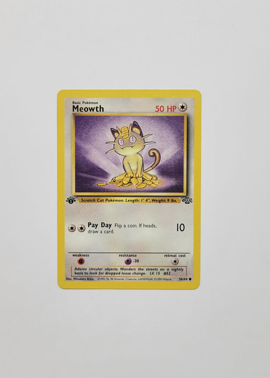 Meowth 56/64 - Jungle (1st Edition)