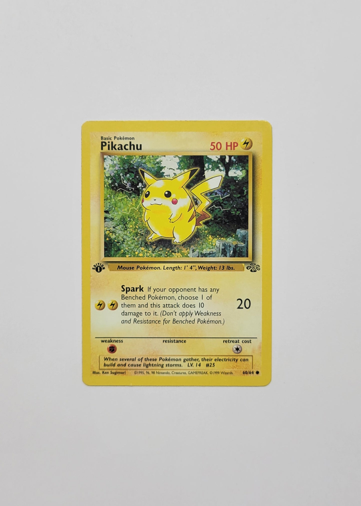 Pikachu 60/64 - Jungle (1st Edition)