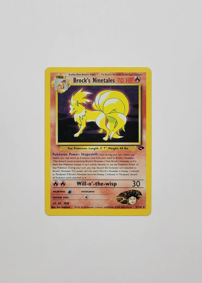 Brock's Nintetales 3/132 - Gym Challenge