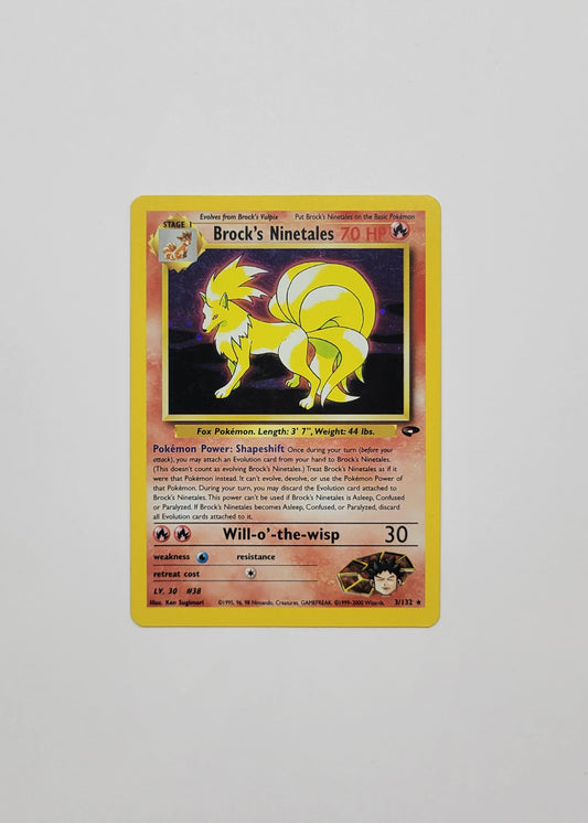 Brock's Nintetales 3/132 - Gym Challenge