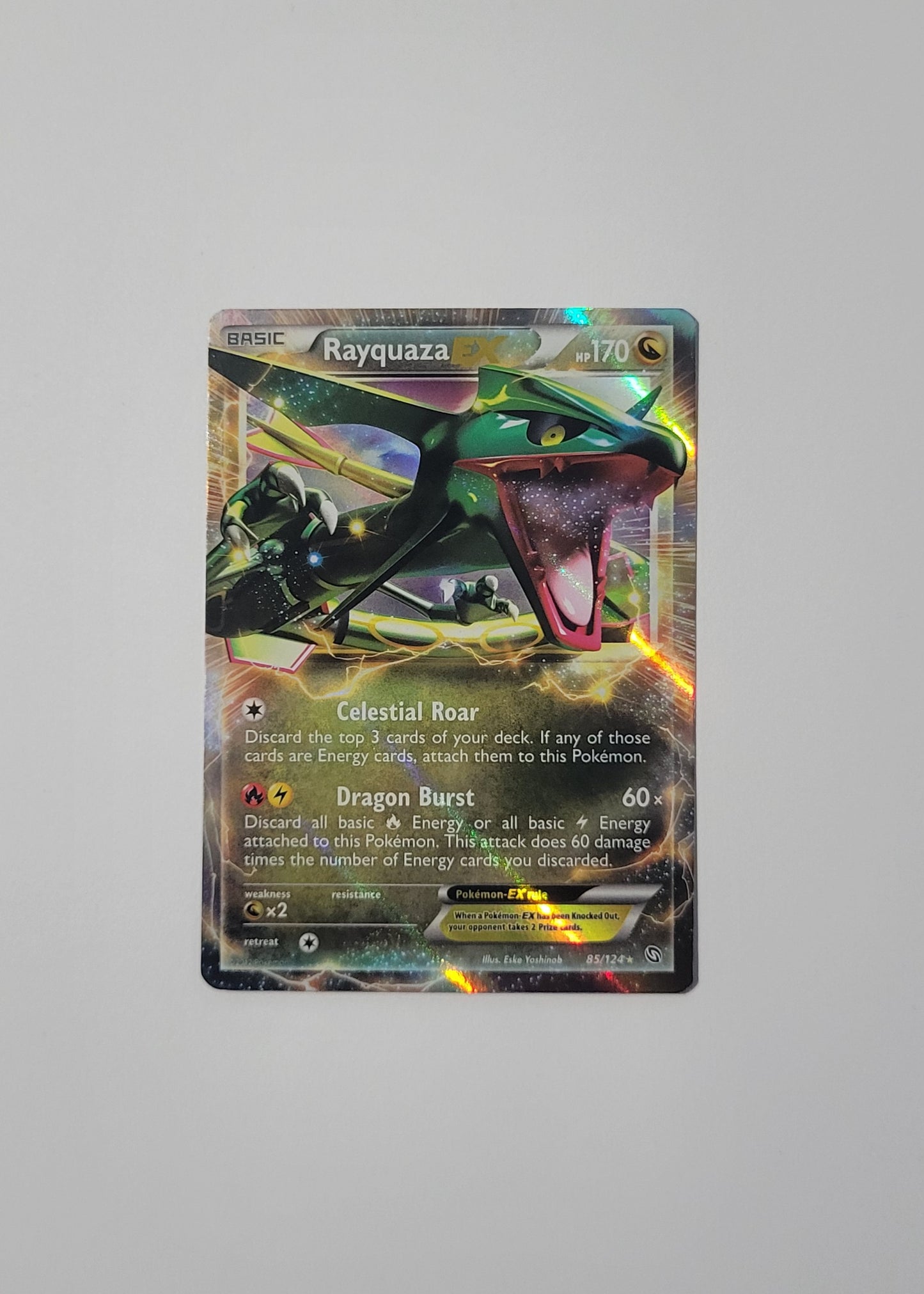 Rayquaza EX 85/124 - Dragons Exalted