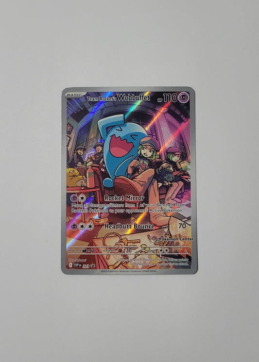 Team Rocket's Wobbuffet SVP203 (Pokémon Center Stamped) - Black Star Promo