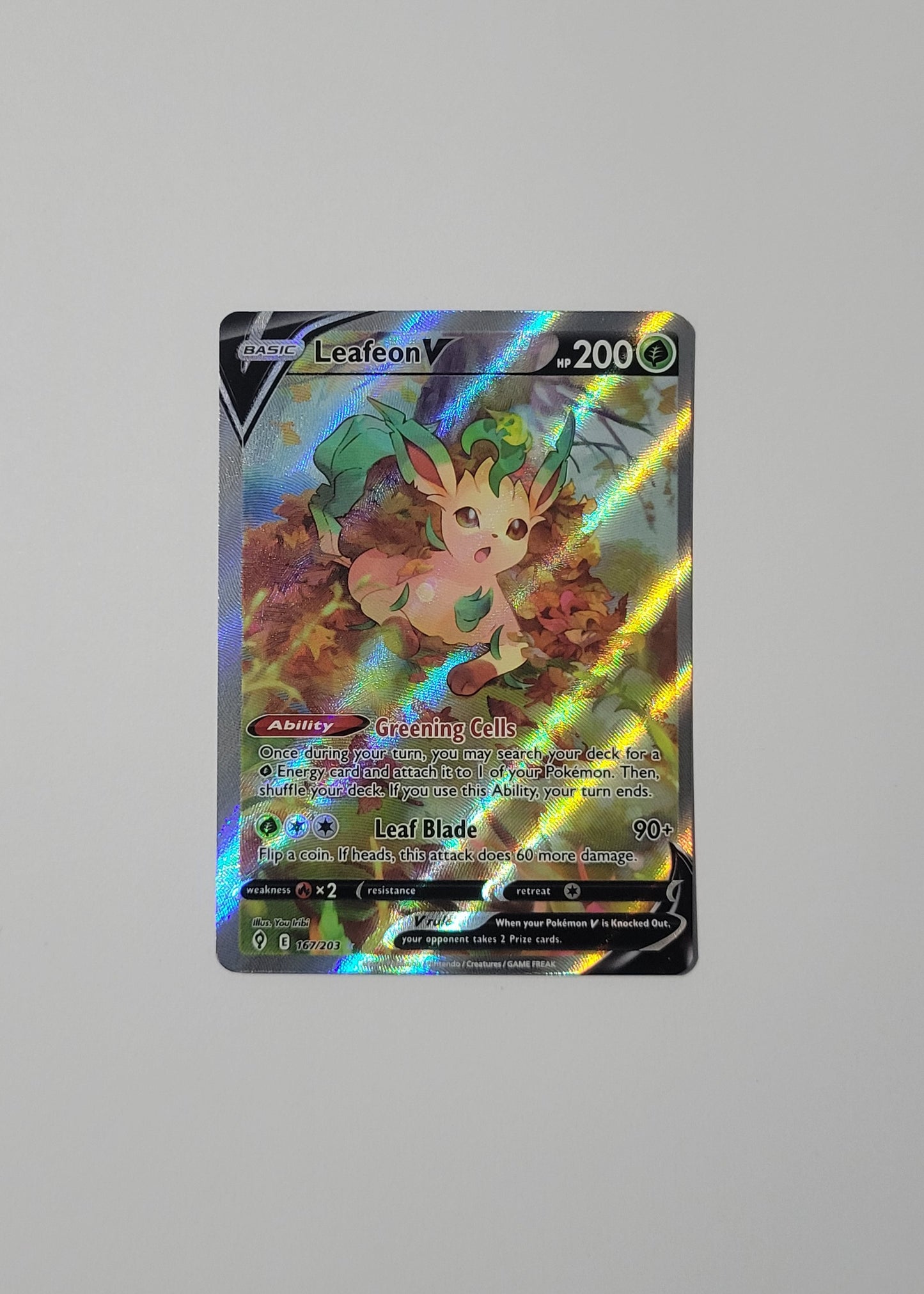 Leafeon V 167/203 - Evolving Skies