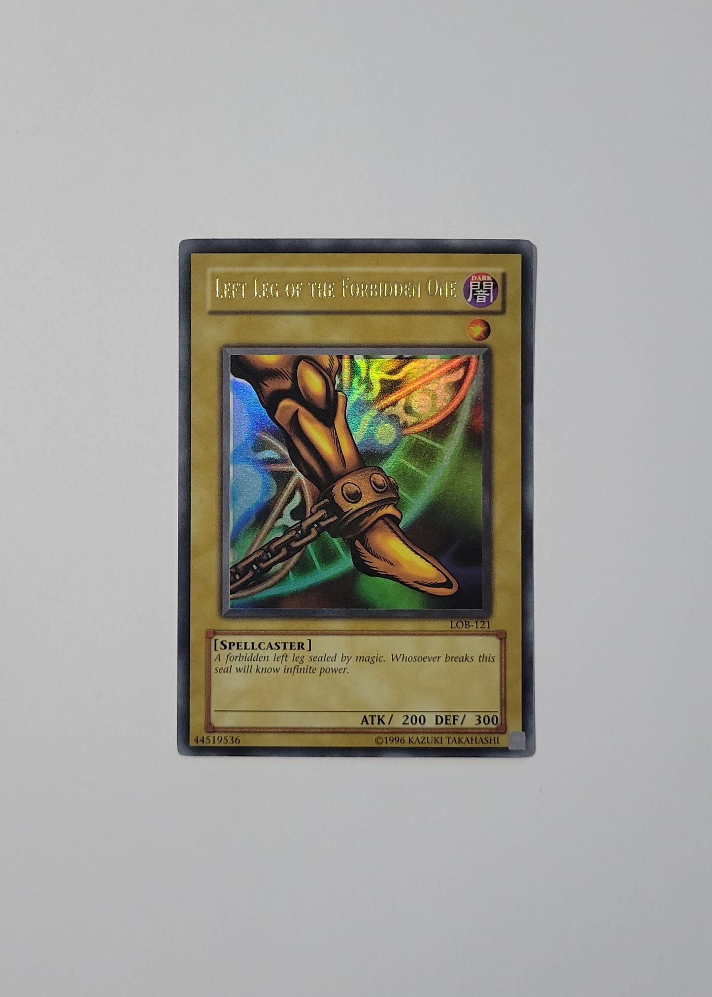 Left Leg of the Forbidden One LOB-121 - The Legend of the Blue Eyes White Dragon