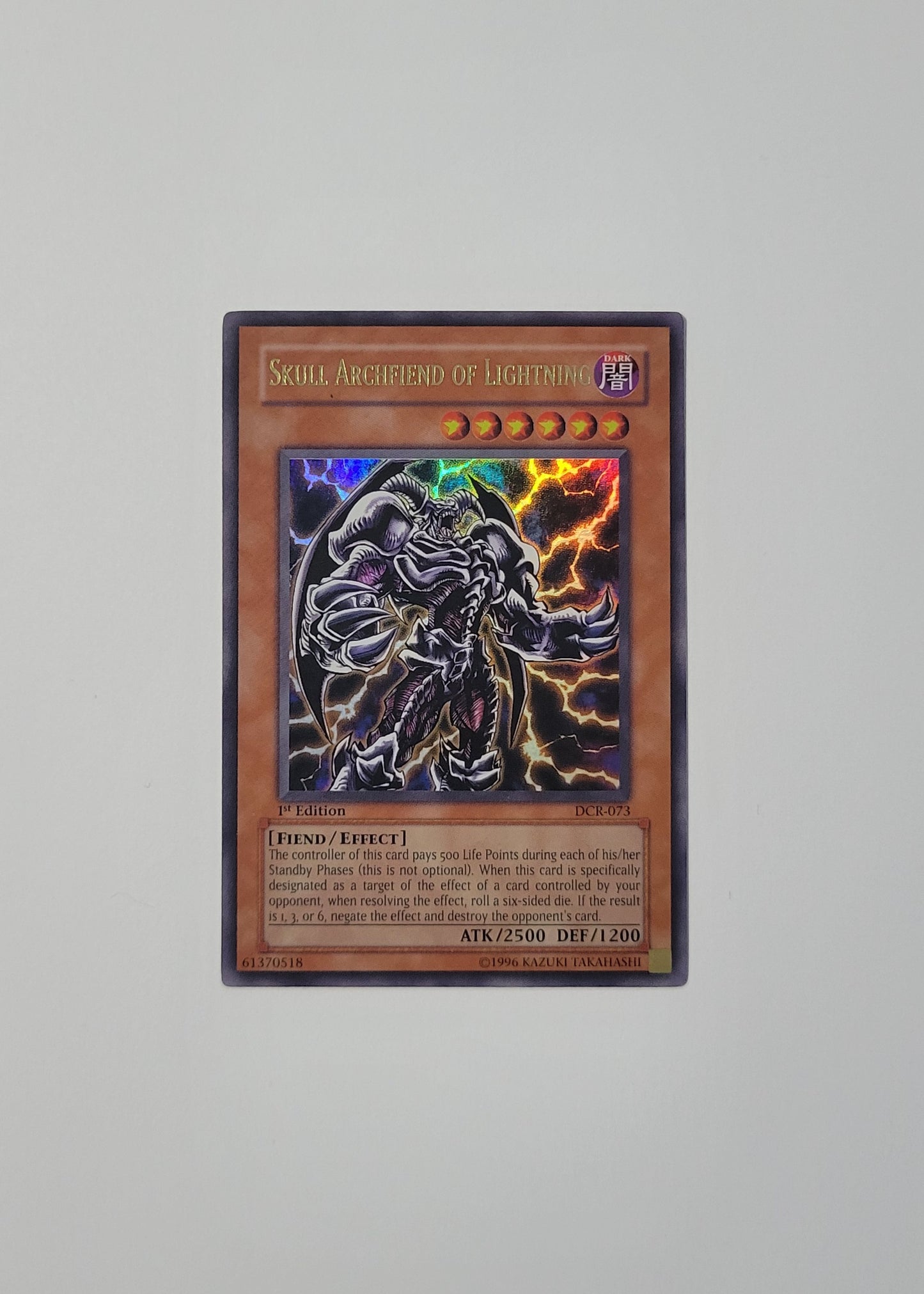 Skull Archfiend of Lightning DCR-073 - Dark Crisis (1st Edition)