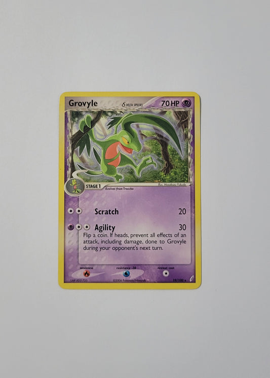Grovyle 19/100 - EX Crystal Guardians