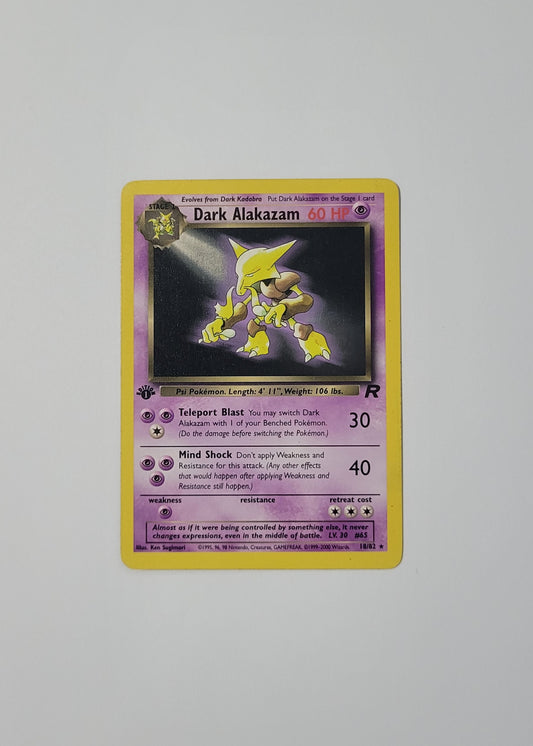 Dark Alakazam 18/82 - Team Rocket (1st Edition)