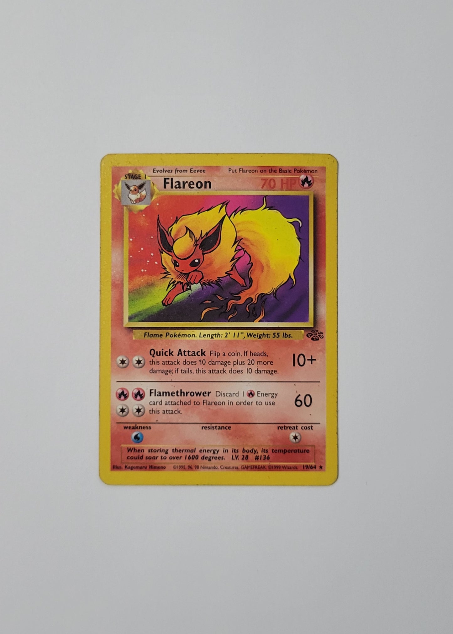 Flareon 19/64 (Non-Holo) - Jungle
