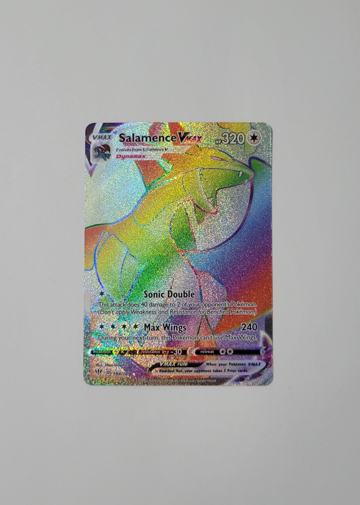 Salamence VMAX 194/189 - Darkness Ablaze
