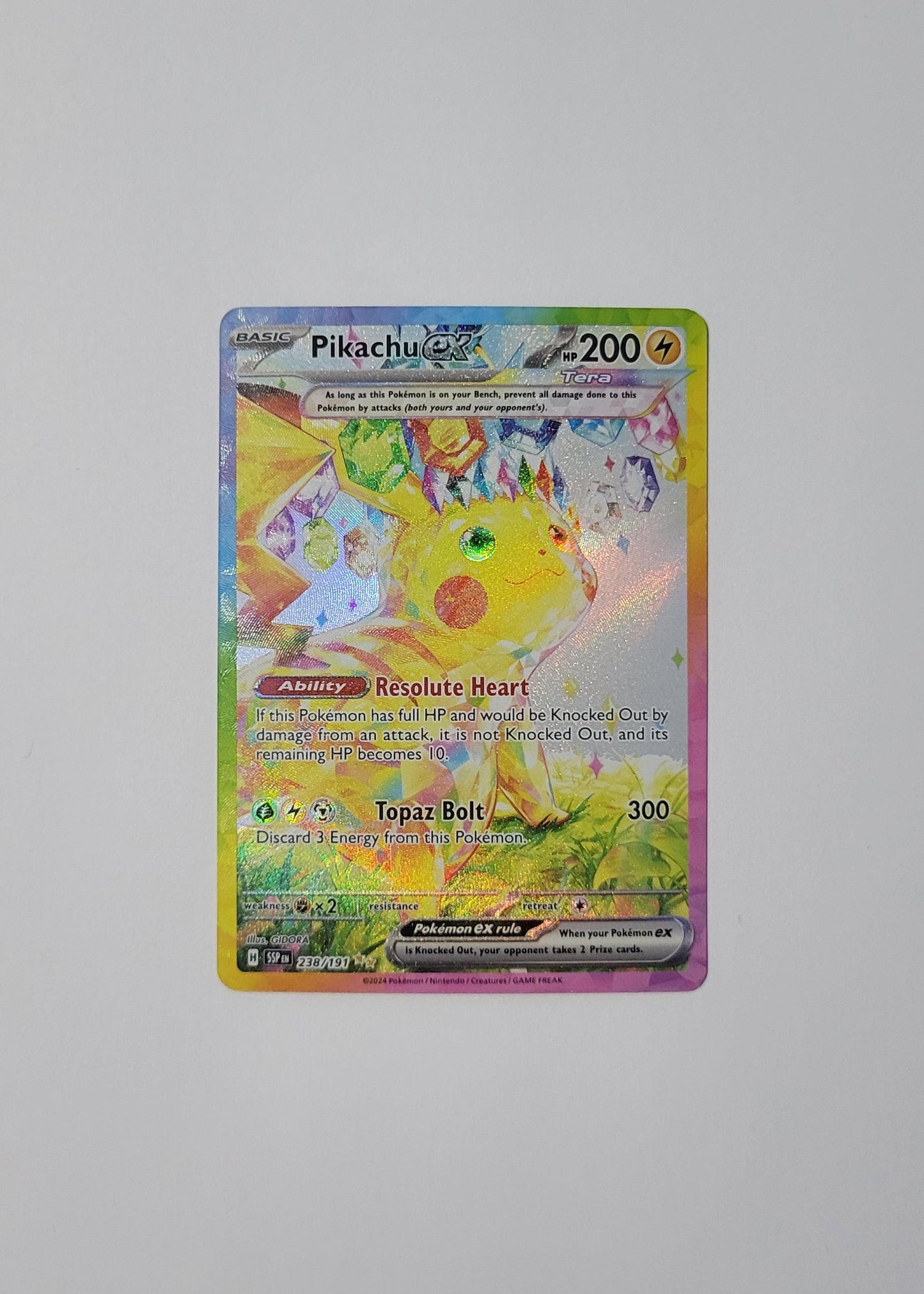 Pikachu ex 238/191 - Surging Sparks
